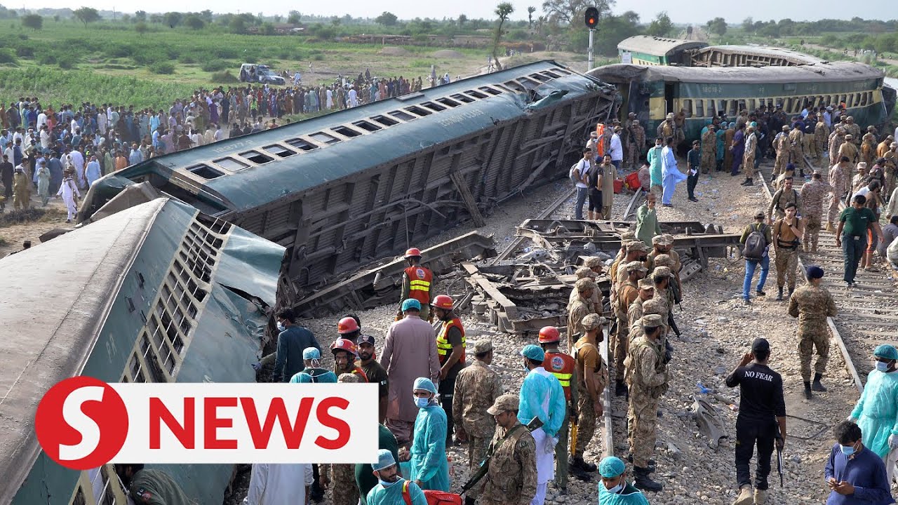 Katastrophe in Pakistan: 30 Tote und 80 Verletzte bei Unglück eines Personenzuges (Video)