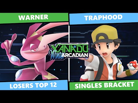 MDVA Winter Arcadian 2023: Losers Top 12 - Warner (Greninja) Vs TrapHoodHighlights (PT) SSBU Singles
