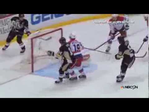 Kris Letang Goal Against Washington Capitals 1/15/14