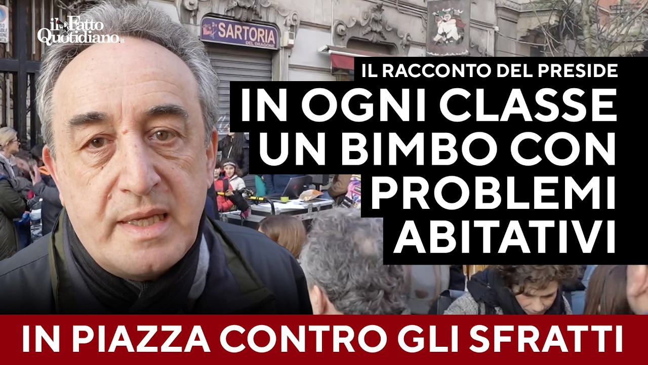 Sfratti a Milano. Il preside: “Almeno un bambino per classe ha problemi abitativi”