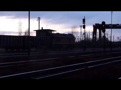 Rainy Sunset Trains in Episcopia Bihor (Vol.5) (29 11 2012)