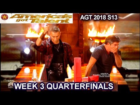 Aaron Crow Mentalist SCARES SIMON (part2) QUARTERFINALS 3 America's Got Talent 2018 AGT