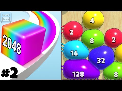 Jelly Run 2048 vs Blob Merge 3D | All Levels Gameplay | Android, iOS | BEST MOBILE GAMES #2