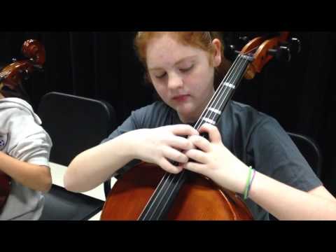 Cello 4th position set up