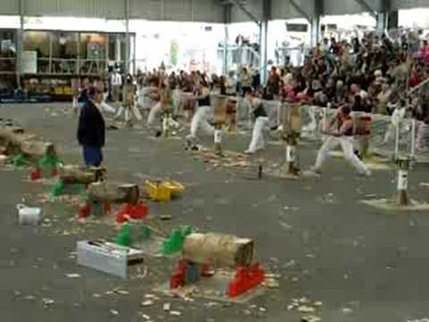 Melb show 19 wood chop 230908