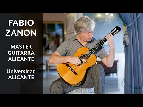 Fabio Zanon. Master Guitarra Alicante 2014