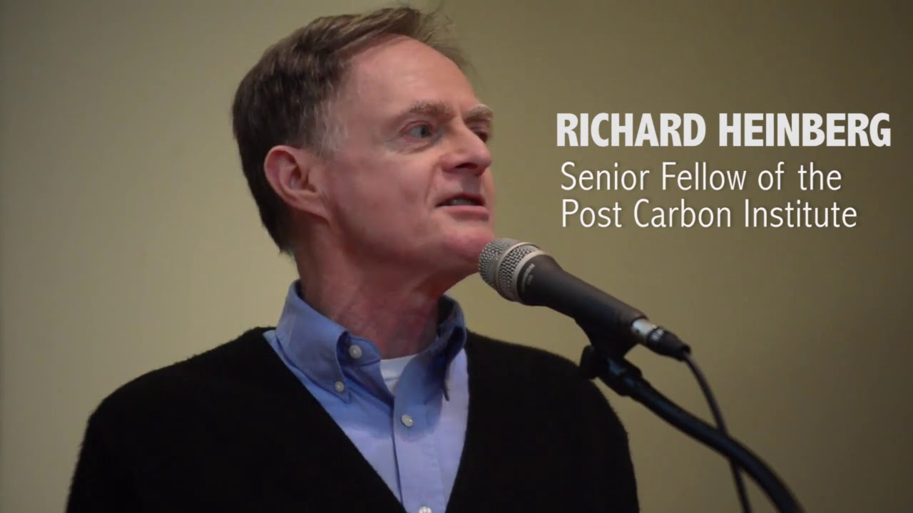 Richard Heinberg:  The Post Growth Economy