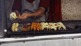 Grilled Chicken in a Roadside Restaurant, Mumbai