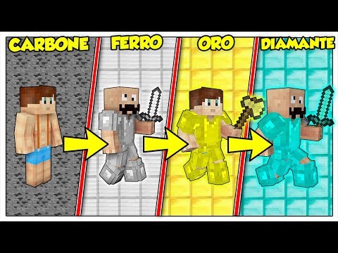 LA SFIDA DAL BLOCCO PIÙ POVERO AL PIÙ RICCO DI MINECRAFT ITA!