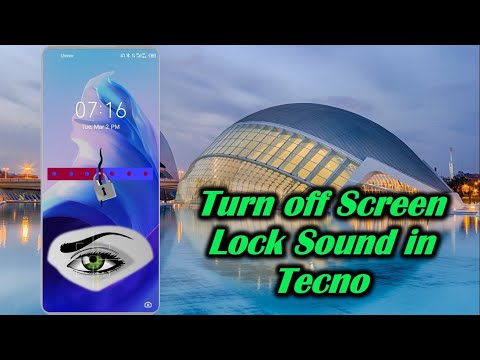 Turn off Screen Lock Sound in Tecno