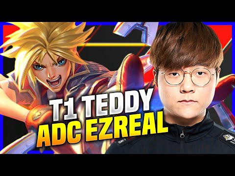 TEDDY IS BACK WITH EZREAL! - T1 Teddy Plays Ezreal ADC vs Ashe! | KR SoloQ Patch 10.21