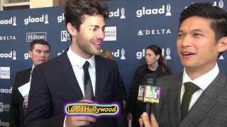 Full SUB ITA Matthew Daddario & Harry Shum Jr Interview at GLAAD 2016