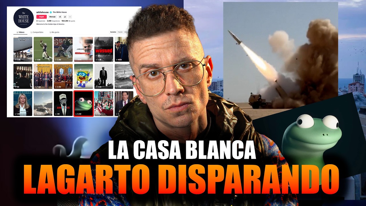 La CASA BLANCA muestra un REPTIL lanzando MISILES
