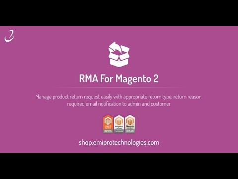 RMA extension for Magento 2