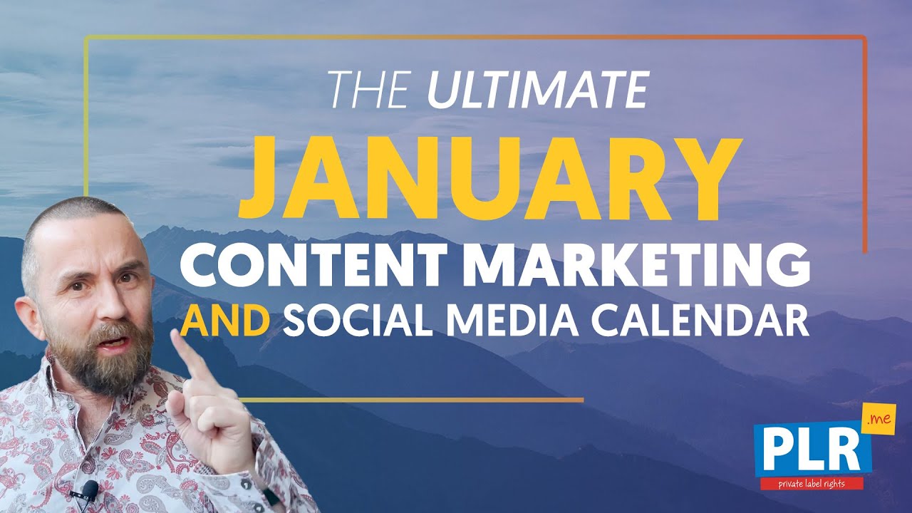 January 2021 Content Marketing Calendar and Plan