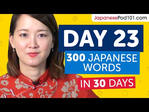 Day 23: 230/300 | Learn 300 Japanese Words in 30 Days Challenge