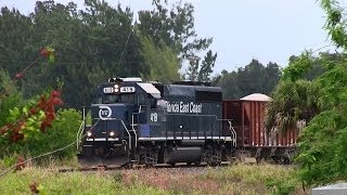 preview picture of video 'FEC 419 at Fort Pierce (04JAN2014)'