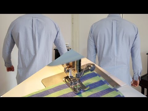 Hemd enger nähen für breite Schultern