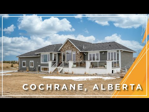 Cochrane Real Estate Property Video Tour Production - 264065 Camden Dr