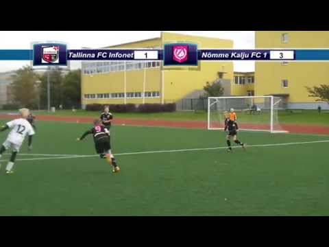 FC Infonet - 2:8 - Nõmme Kalju FC (нарезка голов) | ENMV 2014 - Liiga E2.I - XIII voor.