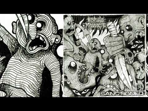 ➤ ENTRAILS MASSACRE / SANCTIONED - Entrails Massacre/Sanctioned-☠(FULL SPLIT ALBUM 2021)☠