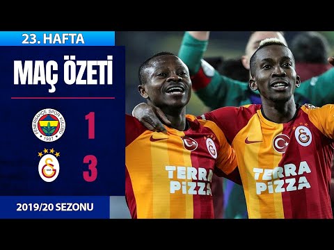 ÖZET: Fenerbahçe 1-3 Galatasaray | 23. Hafta - 2019/20