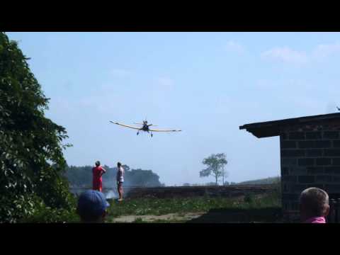 Samolot gasi pożar we Franklinowie [04.08.2015r]