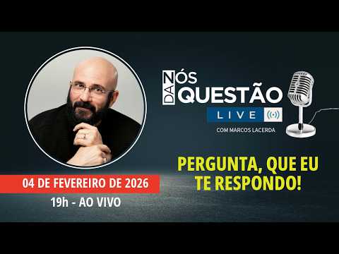 LIVE COMIGO AGORA - PERGUNTA QUE EU TE RESPONDO - 04/02/2026 | Marcos Lacerda, psicólogo