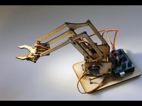 MONTAGEM E PROGRAMAÇÃO DE BRAÇO ROBÓTICO COM ARDUINO E SHIELD