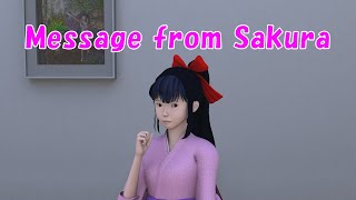 Message from Sakura(Japanese audio, English subtitles)