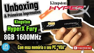 Download lagu Kingston HyperX Fury DDR3 8G 1600MHZ Com essa mem�... mp3