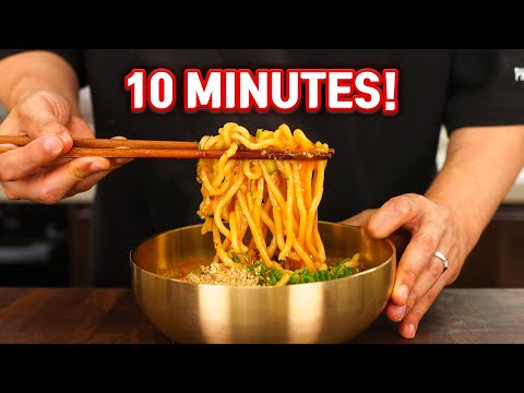 Better Than Ramyun! Korean Gochujang Noodle Soup, Jang Kalguksu