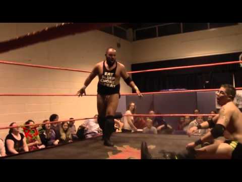 Darkside attacks Michael Chase after their match