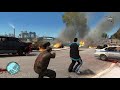 GTA 4 Dwayne Backup Gang Shootout Six Star Escape