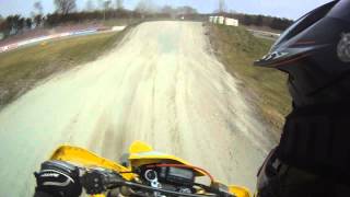 preview picture of video 'Supermoto Training 14.04.2012 Harsewinkel - Lauf 4 - Anfänger'