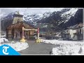 Uttarakhand Snowfall Continues At Kedarnath Dham