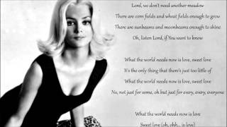 Jackie Deshannon *❈* What The World Needs Now