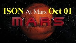 Comet ISON to fly by Mars on October 1