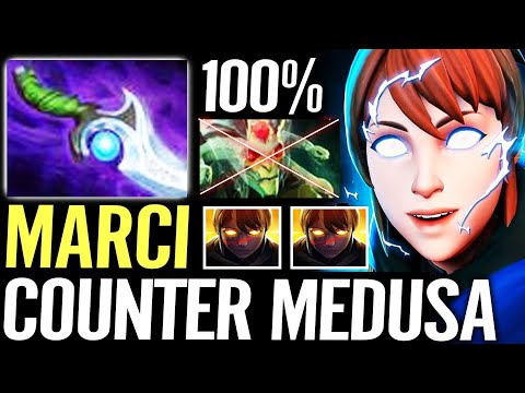 🔥 MARCI Diffusal 100% Hard Counter Medusa — Unleash 5x Strike 200 Mana Burn META Dota 2 Pro