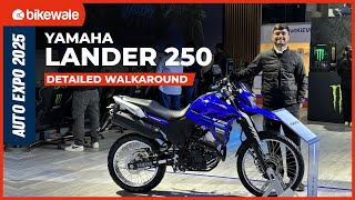 Yamaha Lander 250 Walkaround | Bharat Mobility Expo 2025 | BikeWale
