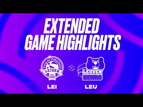Zorg en Zekerheid Leiden vs. Stella Artois Leuven Bears Extended Game Highlights