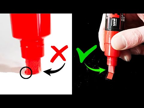 You're Probably Using Uni Posca Markers WRONG! (Surface Tag Test!)