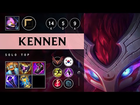 Kennen Top vs Fiora - KR Grandmaster Patch 25.09