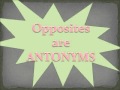 Antonyms are Opposites.wmv