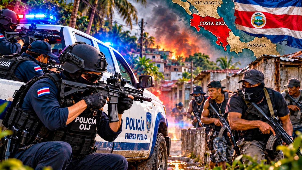 🇨🇷💀 COSTA RICA BAJO AMENAZA...⚠️ EL CRIMEN Y LAS PANDILLAS GOLPEAN AL PARAÍSO TICO