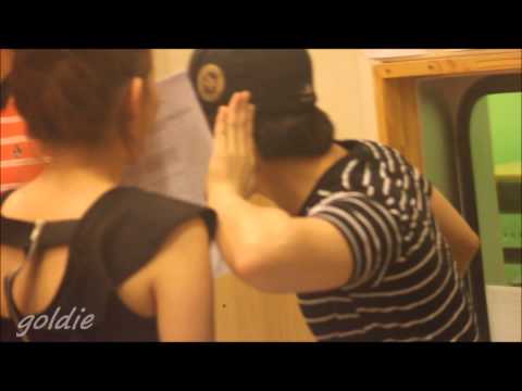 120607 Sukira - Sungmin eating quickly