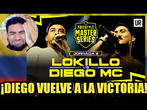 DIEGO HA MEJORADO MUCHO😯!! | REACCIÓN Y VOTACIÓN A DIEGO MC VS LOKILLO FMS COLOMBIA JORNADA 2