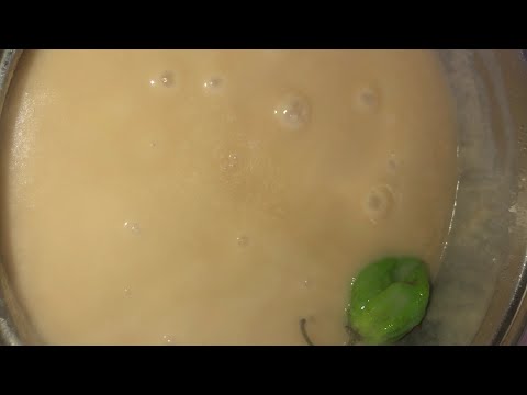 Haitian White Bean Sauce ( Sos Pwa Blan)