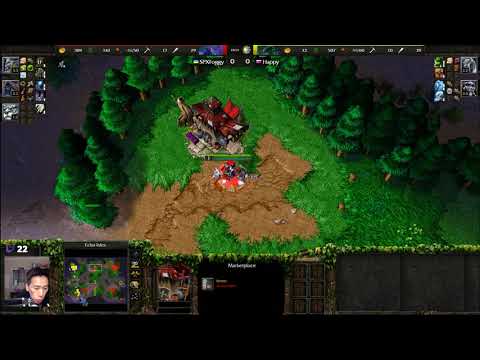 Foggy (NE) vs Happy (UD) - WarCraft 3 - G1 - Dreamhack Europe WC2749