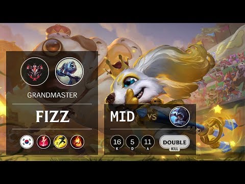 Fizz Mid vs Talon - KR Grandmaster Patch 9.8